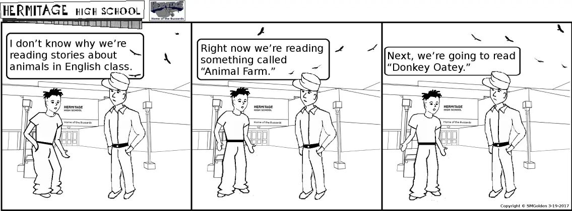 Comic strip: Donkey Oatey