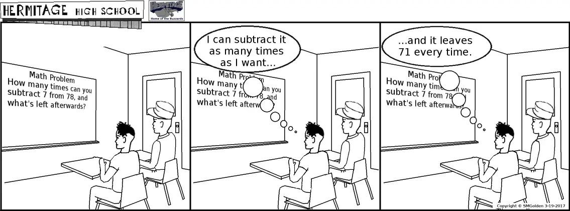 Comic strip: How many times?