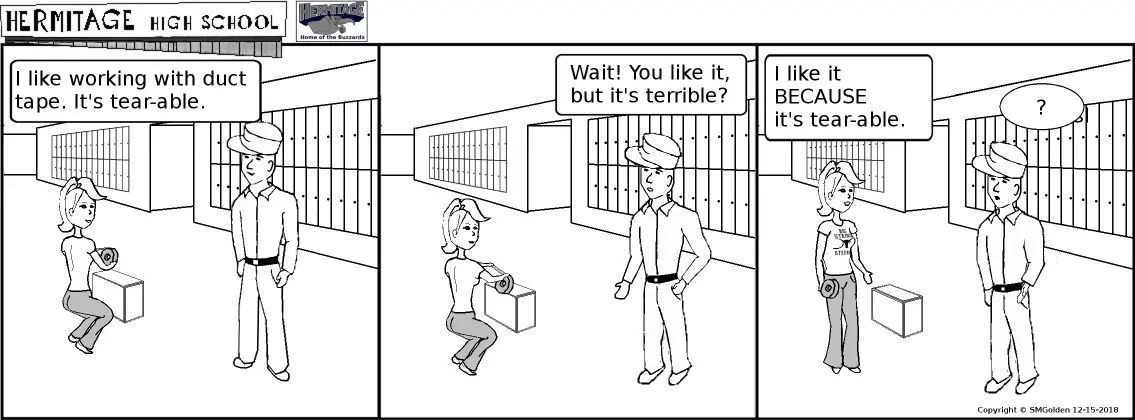 Comic strip: It&rsquo;s tear-able