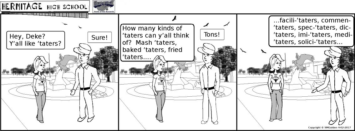 Comic strip: &rsquo;Taters