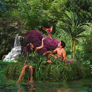 Adam and Eve in the Garden of Eden